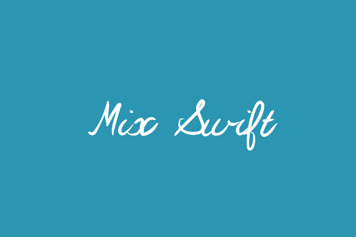 Mix Swift Font